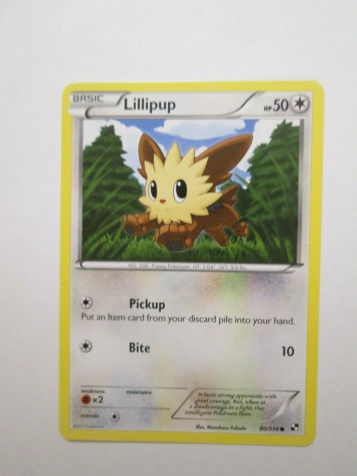 062PK080 - Lillipup - 80/114- Black & White - Common- Q | eBay