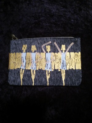 Small Cosmetic Bag money and makeup excluded