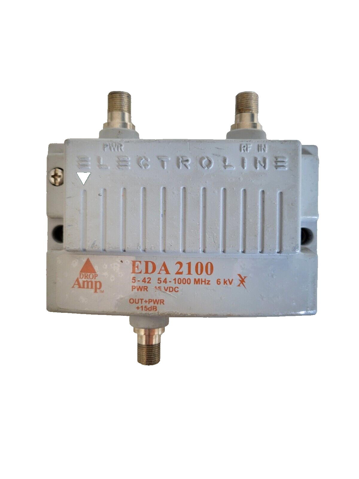 Electroline EDA2100 Drop Amp 54-1000MHz Good Used Condition - Picture 2 of 4