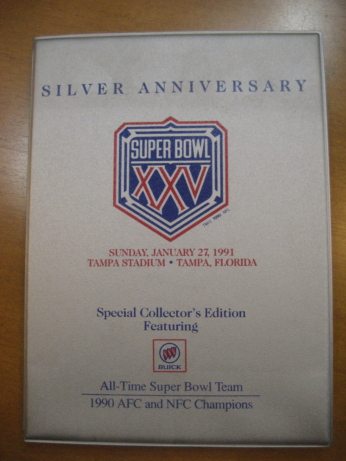 アート・デザイン・音楽 COLLECTOR'S EDITION SILVER ANNIVERSARY Silver Anniversary Super Bowl XXV Special Collector's