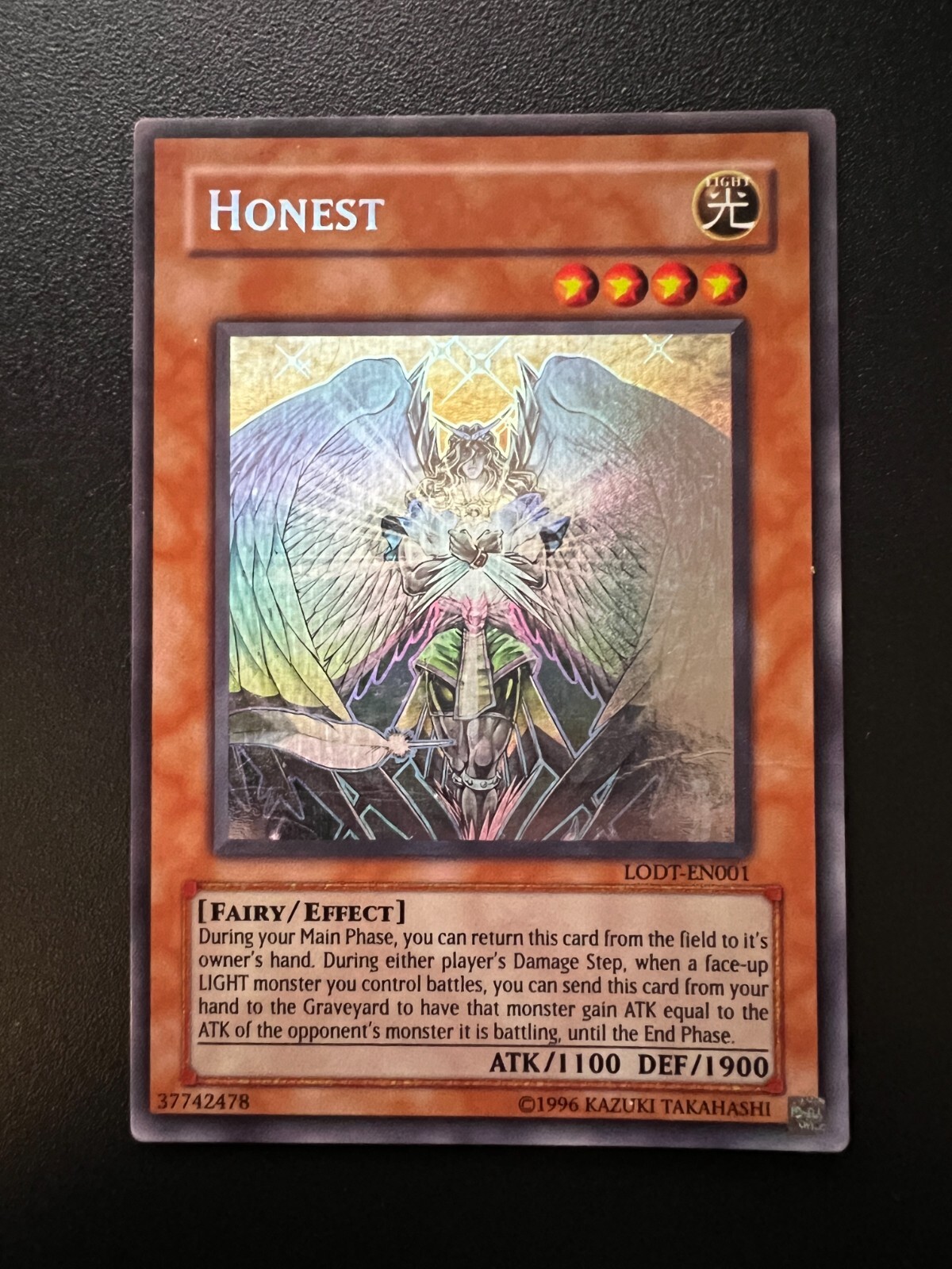 遊戯王 英語版 オネスト/Honest 1st Edition ホロ ゴーストレア
