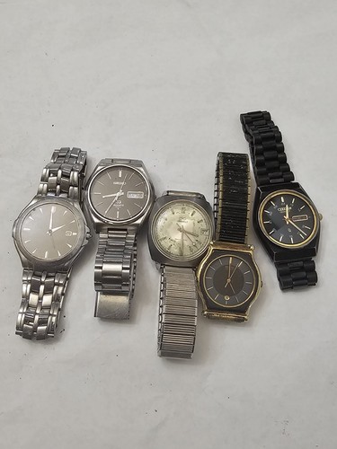 citizen、SEIKOその他腕時計5点まとめ売り Seiko 5 Automatic 7S26-3130 Day/Date Vintage Men's Watch