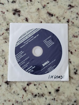 Dell Microsoft Windows Vista Business 32BIT SP1 Reinstallation DVD   New  