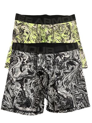 Mens Under Armour Boxerjock  Size Medium Underwear 2 Pack 6 Inch New