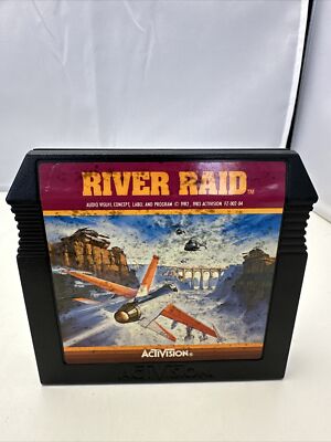 River Raid (Atari 5200, 1983) Authentic Tested Plays Great!