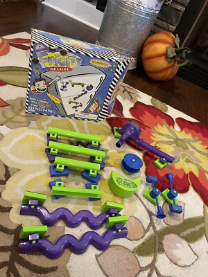 Frigits Marble Run Deluxe for Refrigerator/Magnetic Vertical Surfaces 11 Pieces
