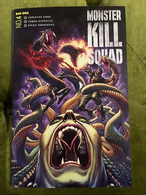  Monster Kill Squad  #4 (2021 Bad Idea) +  Spark  B-Side NM Christos Gage