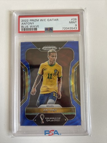 2022 Panini Prizm World Cup Qatar ANTONY Blue Wave /199 #26