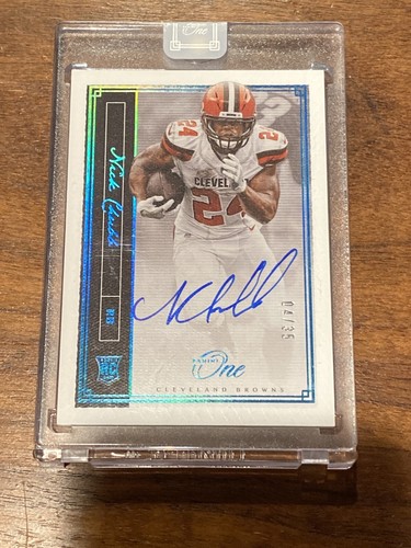 その他 2018 Panini One Football Nick Chubb Auto 2018 Panini One Nick Chubb Rookie Auto /35 | eBay