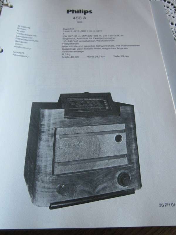 Schaltplan N Radio Philips 268v Autosuper 1939