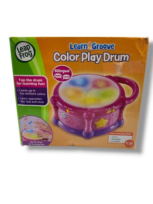 LeapFrog Learn & Groove Color Play Drum Bilingual Pink Exclusive Baby Toy
