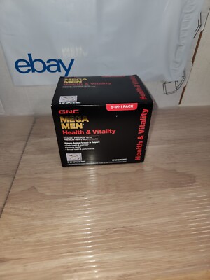 GNC Mega Men Health & Vitality Sexual Performance Daily 30 Packs VITA Pak 
