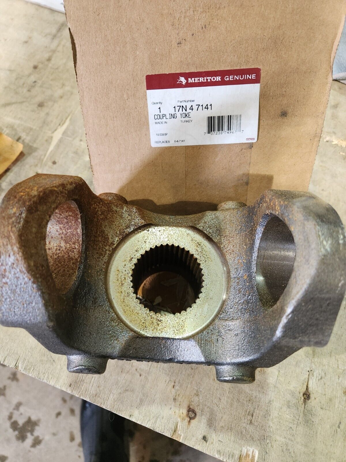Meritor 17N4 7141 End (Coupling )Yoke / 6-4-714-1 | eBay Meritor 17N4 7141 End (Coupling )Yoke / 6-4-714-1 | eBay