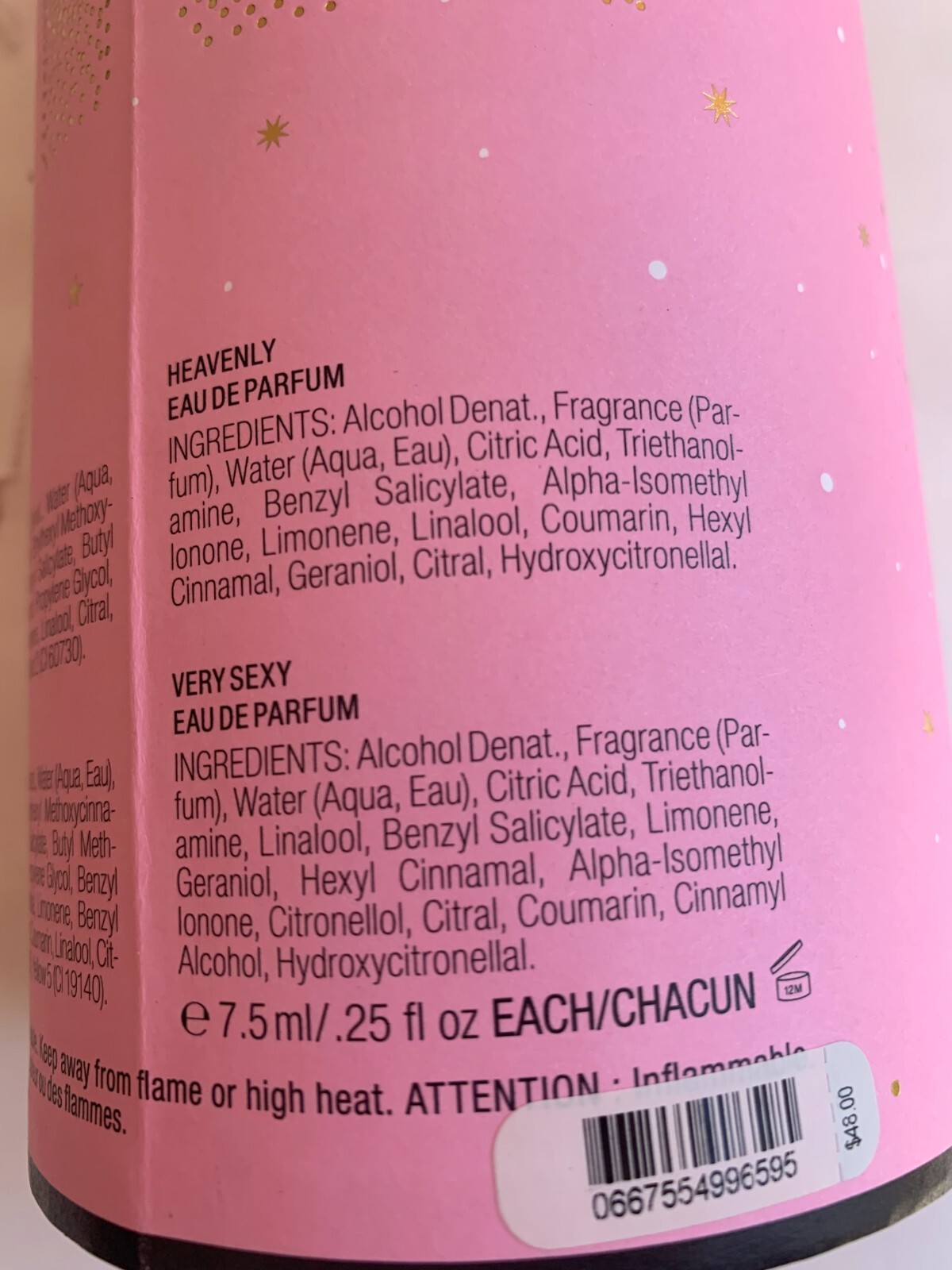 Victoria's Secret  Perfume 4 PC Mini Gift Set Bombshell Heavenly Tease Very Sexy