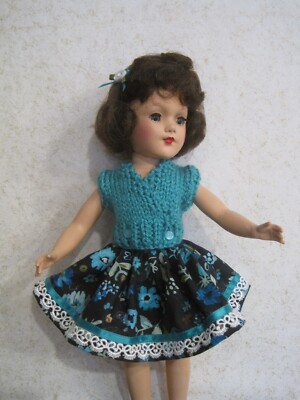 Sweater and skirt - clothes for Mary Hoyer and other slender 14'' dolls