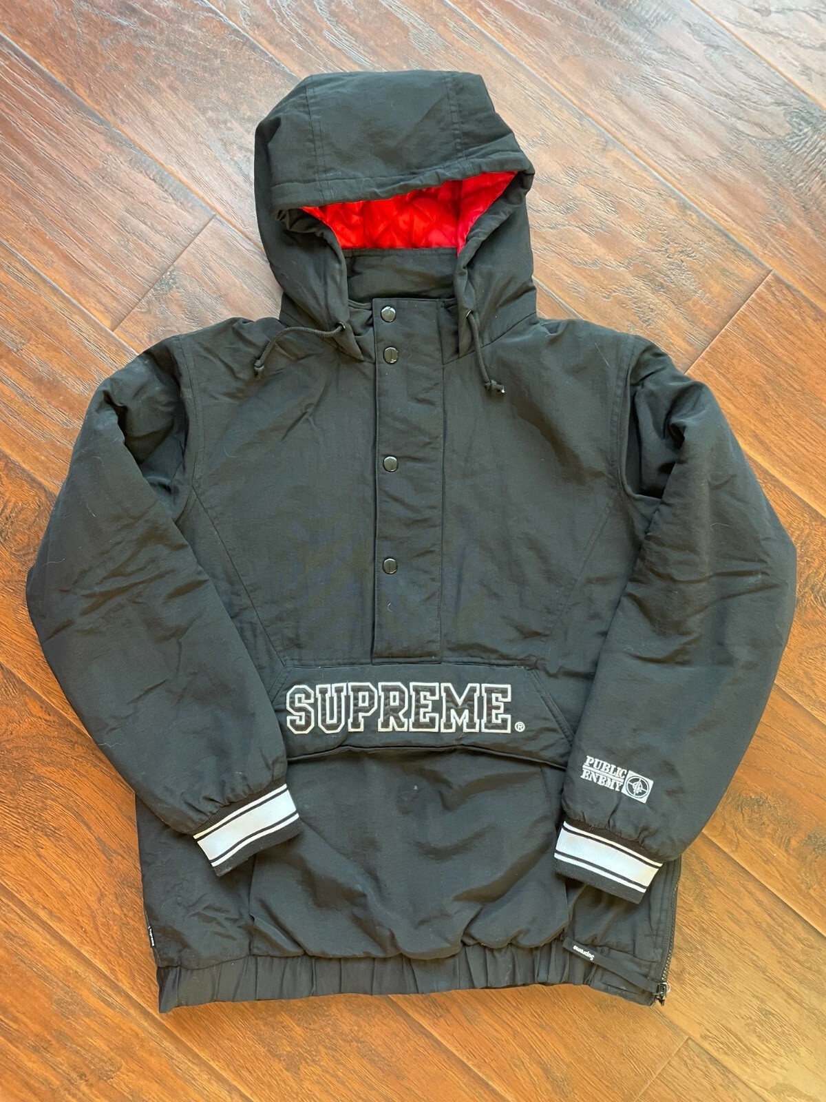 Supreme Public Enemy Starter Jacket 2006 Black Small Box Supreme Public Enemy Starter Jacket 2006 Black Small Box