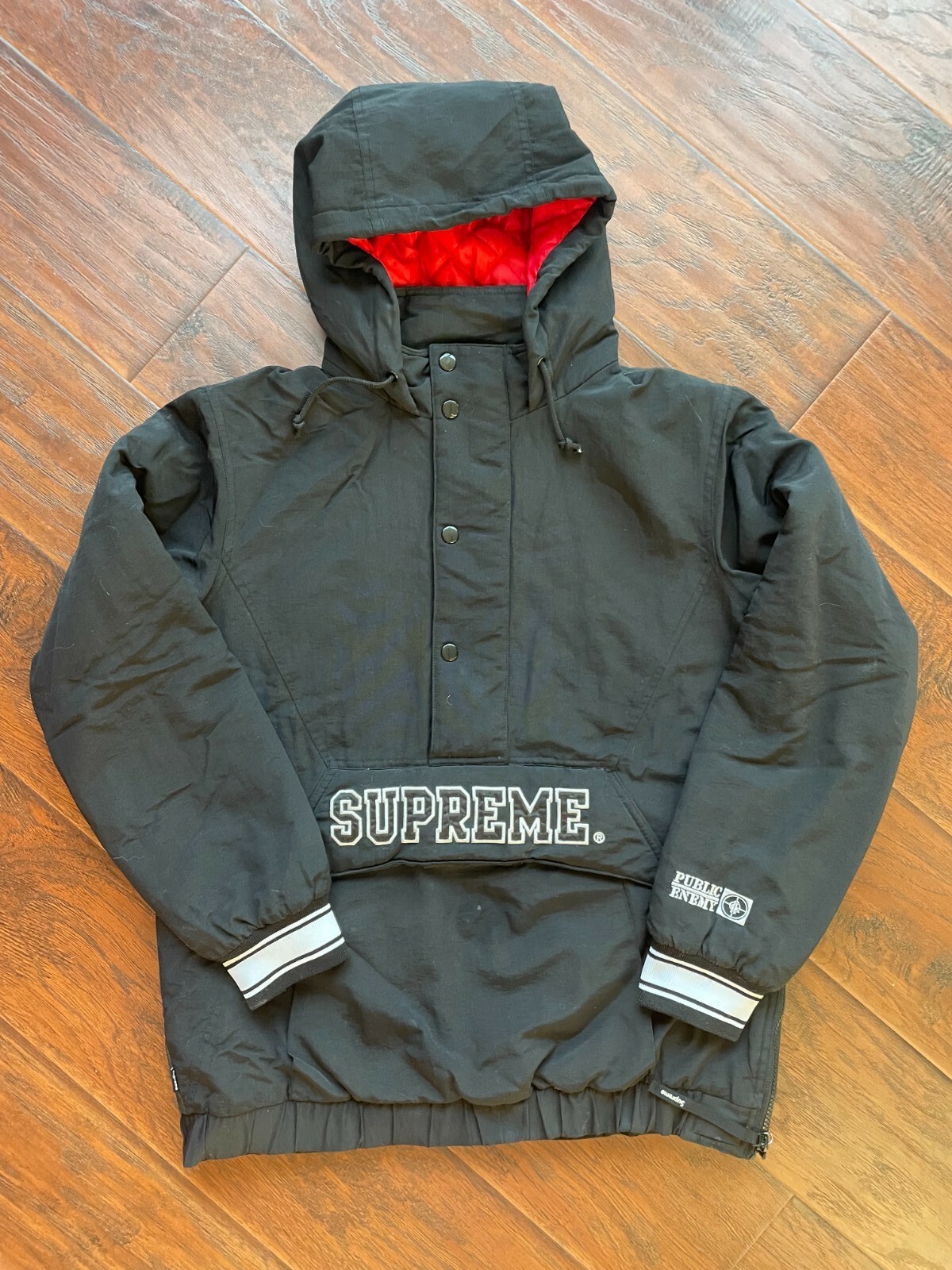 Supreme Public Enemy Starter Jacket 2006 Black Small Box Logo ...