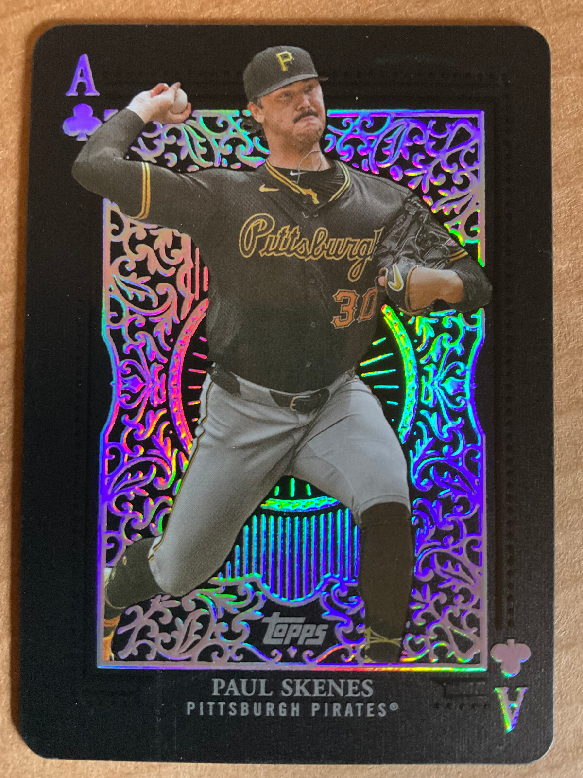 PAULE SKENES ポールスキーンズ 桜パラレル Paul Skenes - 2024 MLB TOPPS NOW Card 201 - Purple Parallel