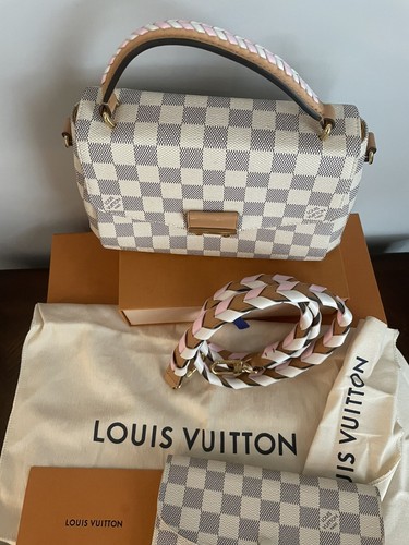 Louis Vuitton croisette damier azur LIMITED EDITION With Purse