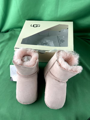 INFANT UGG 2019 ERIN BABY PINK 5202 HIGH BOOTIE ORIGINAL SZ M 12