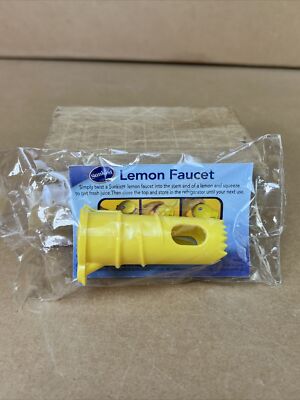 VINTAGE SUNKIST LEMON FAUCET- TURNS A LEMON INTO JUICE