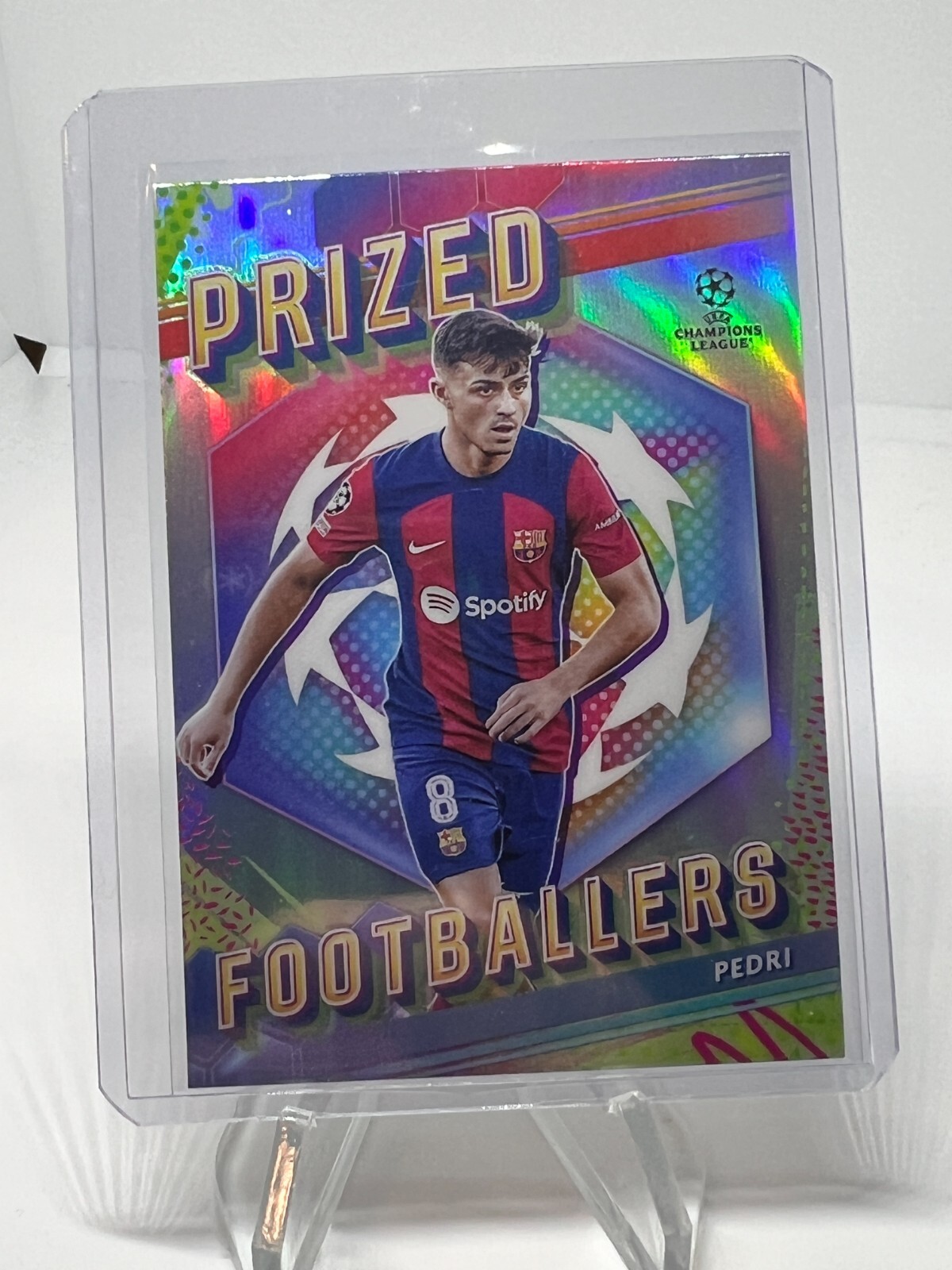 2023-24 Topps Finest UEFA Pedri Prized Footballers #PF-7 | eBay