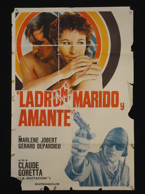 PAS SI MÉCHANT QUE ÇA (1975) * MARLÈNE JOBERT * DEPARDIEU * ARGENTINE 1sh POSTER
