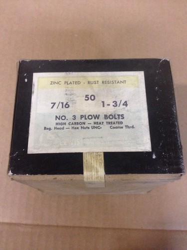 Plow Bolts and Nuts 7/16