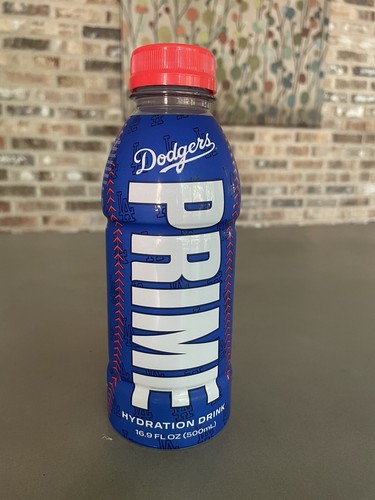 Blue LA Dodgers Prime Hydration Drink 16.9 FL OZ x 1 Limited