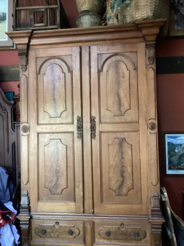 ANTIQUE WALNUT ARMOIRE