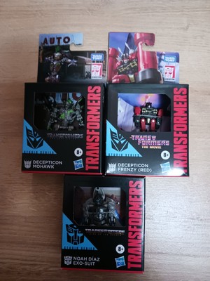 TRANSFORMERS STUDIO SERIES CORE LOT (3)