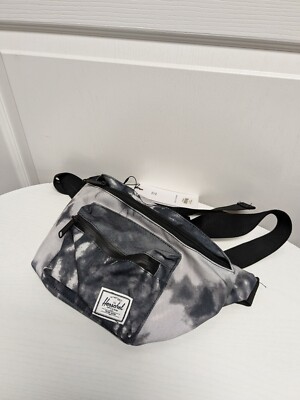 Herschel Supply Co Seventeen Black White Tie Dye Hip Pack Waist Fanny Pack