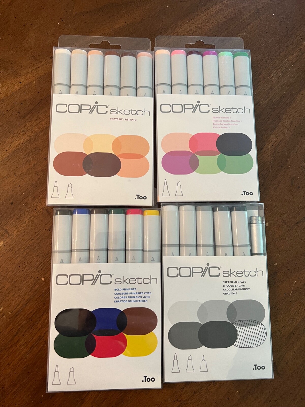Set Of 6, Lot Of 4, Assorted Color Series