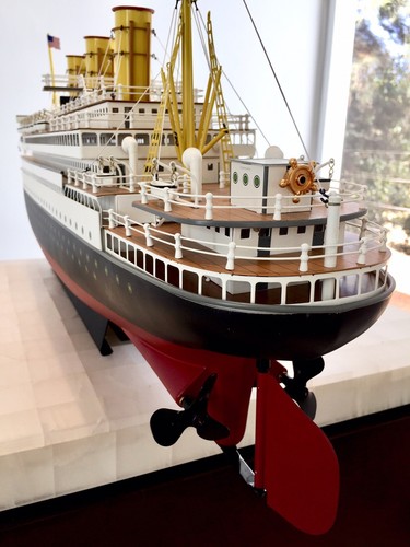 MARKLIN 16150 PROPELLER-DRIVEN STEAM SHIP w/ Orig Box, Tin Toys Germany,  Boat