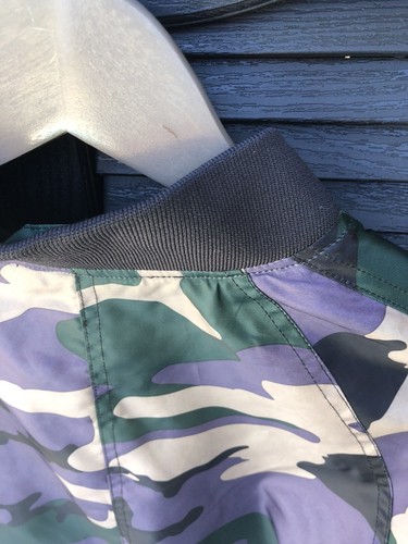 Anthropologie Silence + Noise  Purple Camo Jacket Size M A7