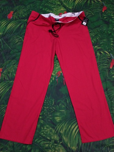 Scrub Dudz Red Scrub Pants Ohio State University Buckeyes Size XL