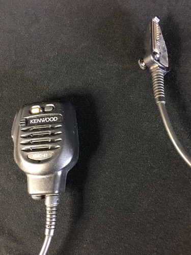 Kenwood KMC-41 Lapel Speaker Mic for NX300 NX200 TK2180 TK3180 NX410 TK5210 etc.