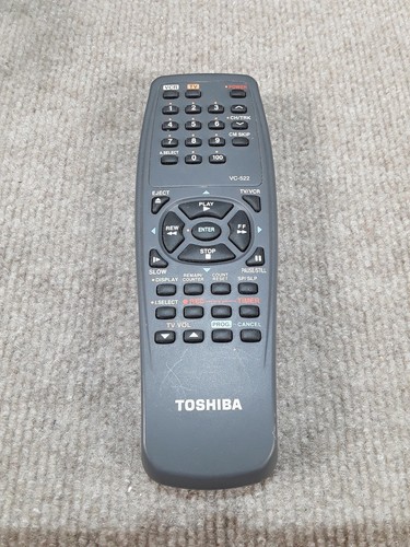 TOSHIBA W-522 VHS VCR Video Cassette Recorder Player With Remote 4Head Hi-Fi