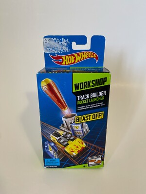 NEW Hot Wheels Workshop Track Builder Rocket Launcher Set BLAST OFF! - B21