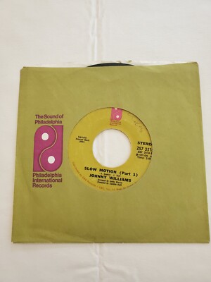 Johnny Williams-Slow Motion Part 1 Shall We Gather By The Water 45rpm VG+ Tested