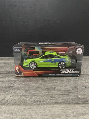 New Jada BRIAN'S MITSUBISHI ECLIPSE GREEN THE FAST & FURIOUS