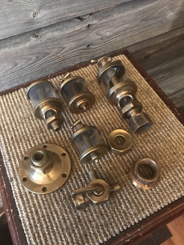 Vintage Brass Lubricator Hit And Miss Engine