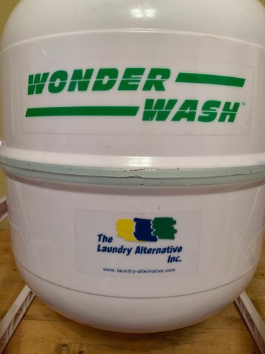 Wonder Wash - Manual Clothes Washer - Mobile Hand Powered - Portable Washing
