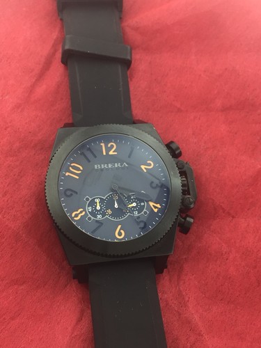 BRERA OROLOGI Tachymeter シルバー/ブラック Brera Milano - Granturismo GT2 Chronograph Watch BMGTQC4503