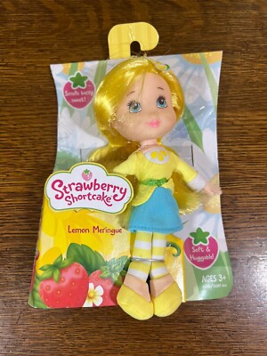 STRAWBERRY SHORTCAKE SSC Lemon Meringue 6'' DOLL Plush Stuffed Toy Doll 2009 New