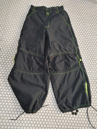 Vintage Y2K Macgear Rave Pants Convertible 35x31 Wide Leg