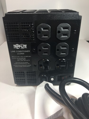 Tripp Lite LC2400 Line Conditioner 2400W AVR Surge 120V 20A 60Hz 6 Outlet