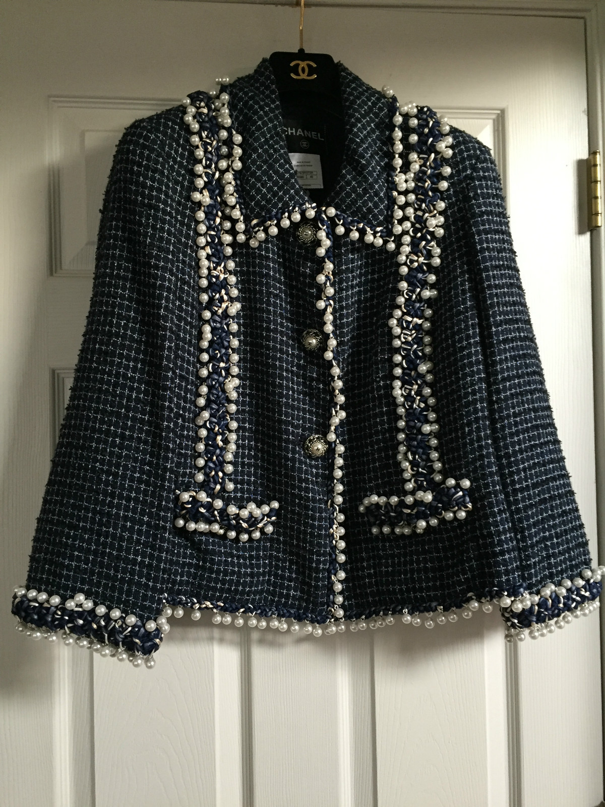 ヴィンテージCHANEL ジレ CHANEL - CHANELシャネルヴィンテージ加工フェイククロコレザー