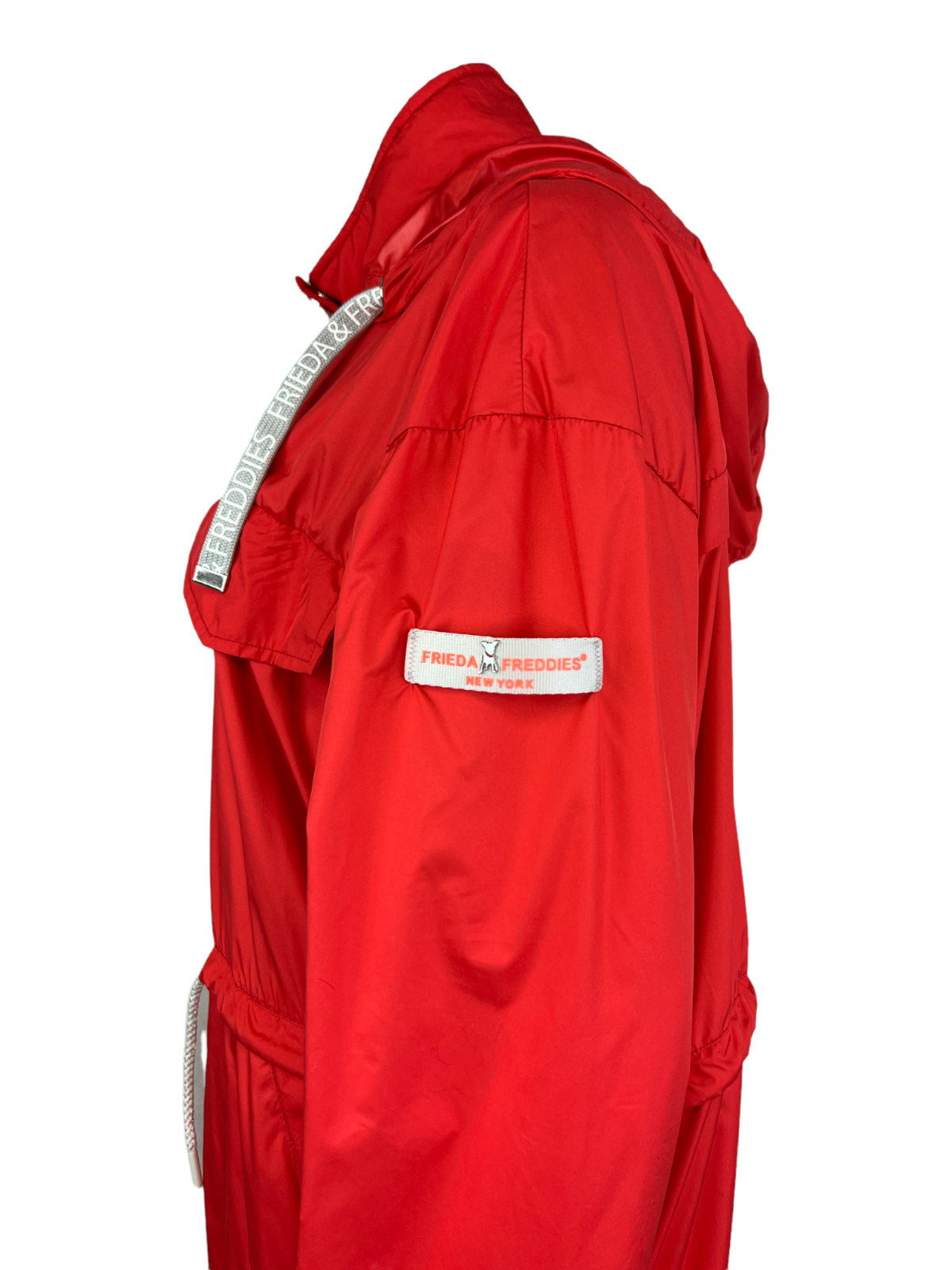 FRIEDA & FREDDIES NEW YORK FRIEDA & FREDDIES PARKA ROT LEICHTER DAMENMANTEL SOMMERMANTEL WINDABWEISEND