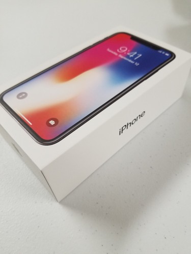 New Apple iPhone X - 64GB - Space Gray (Factory Unlocked) A1865 (CDMA + GSM)